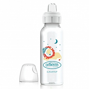 Бутылочка-поильник с узким горлышком дизайн Лев, 250 мл (DrBrowns, SB81097)